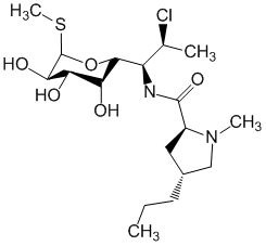 Структурная формула Клиндамицин