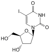 Структурная формула Идоксуридин
