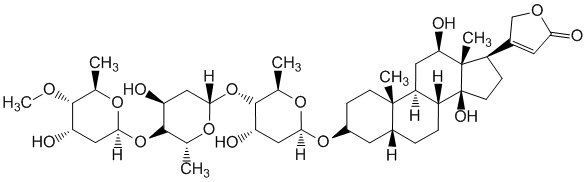 Структурная формула Метилдигоксин