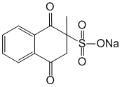 Структурная формула Менадиона натрия бисульфит