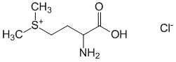 Структурная формула Метилметионинсульфония хлорид