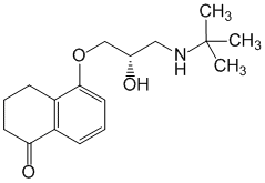 Структурная формула Левобунолол