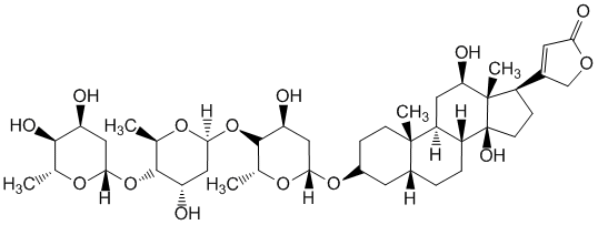 Структурная формула Дигитоксин