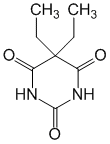 Структурная формула Барбитал