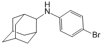 Структурная формула Адамантилбромфениламин