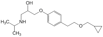 Структурная формула Бетаксолол