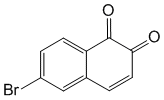 Структурная формула Бромнафтохинон