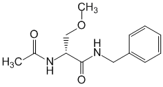 Структурная формула Лакосамид