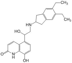 Структурная формула Индакатерол