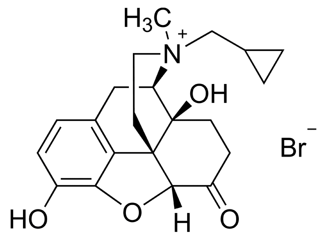 Структурная формула Метилналтрексона бромид