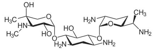 Структурная формула Гентамицин