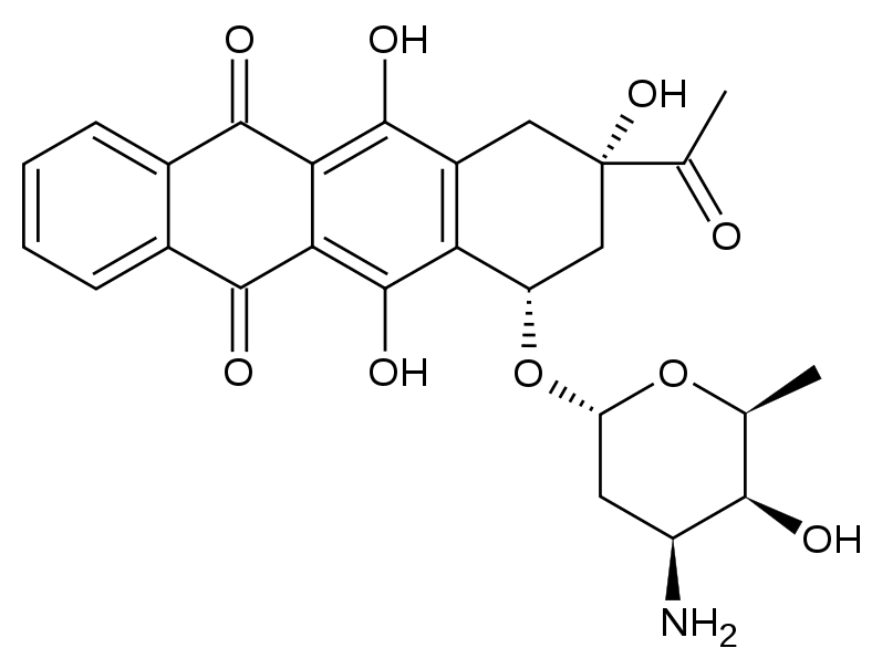 Структурная формула Идарубицин