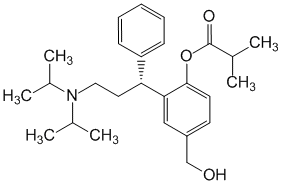 Структурная формула Фезотеродин