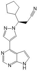Структурная формула Руксолитиниб