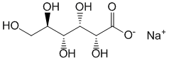 Структурная формула Натрия глюконат