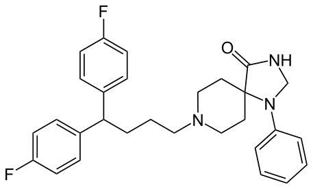 Структурная формула Флуспирилен