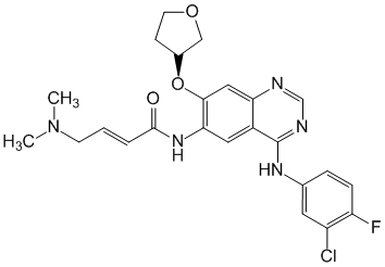 Структурная формула Афатиниб