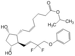 Структурная формула Тафлупрост