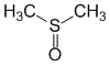 Структурная формула Диметилсульфоксид