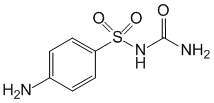 Структурная формула Сульфакарбамид