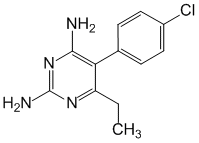 Структурная формула Пириметамин