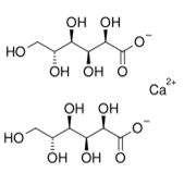 Структурная формула Кальция глюконат