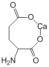 Структурная формула Кальция глутаминат