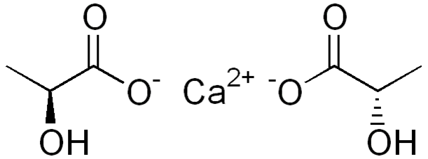 Структурная формула Кальция лактат