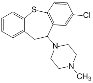 Структурная формула Клоротепин