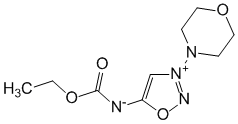 Структурная формула Молсидомин