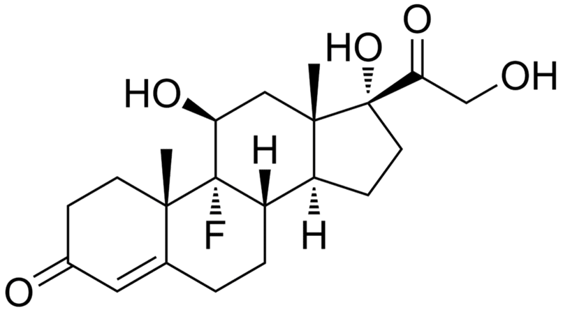 Структурная формула Флудрокортизон