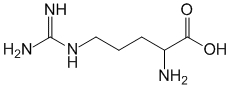 Структурная формула Аргинин