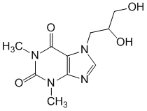 Структурная формула Дипрофиллин