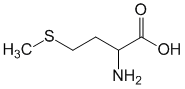Структурная формула Метионин
