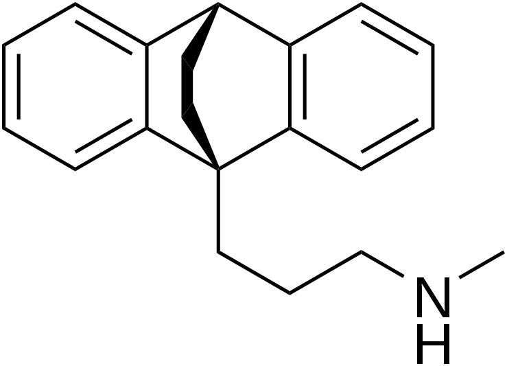 Структурная формула Мапротилин