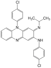Структурная формула Клофазимин