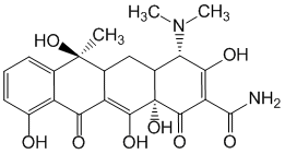 Структурная формула Тетрациклин