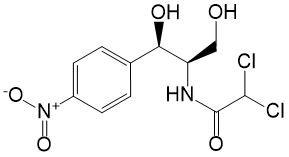 Структурная формула Хлорамфеникол