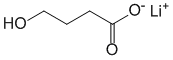Структурная формула Лития оксибат