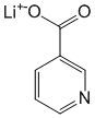 Структурная формула Лития никотинат