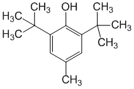 Структурная формула Бутилгидрокситолуол
