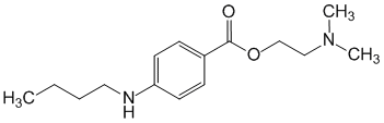 Структурная формула Тетракаин