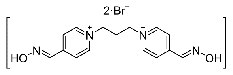Структурная формула Тримедоксима бромид