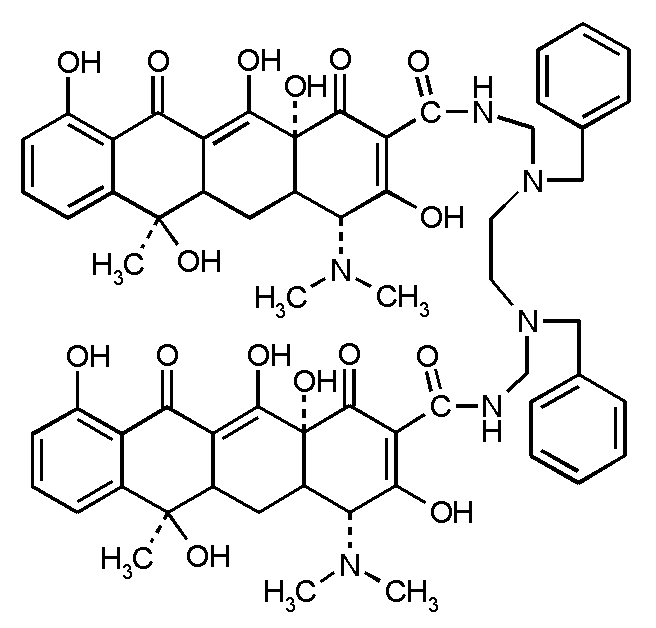 Структурная формула Дитетрациклин
