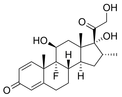 Структурная формула Дексаметазон