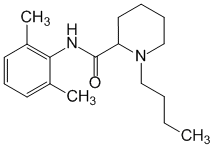 Структурная формула Бупивакаин
