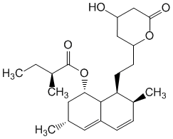 Структурная формула Ловастатин