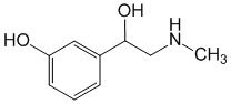 Структурная формула Фенилэфрин