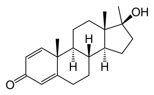 Структурная формула Метандиенон