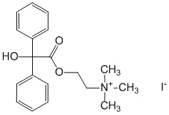 Структурная формула Метоциния йодид